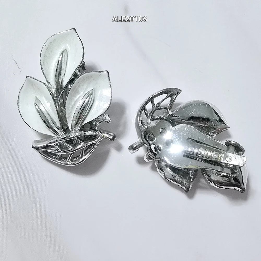 Lisner , Monet, Avon Gold and  Silver Floral Earrings Set.